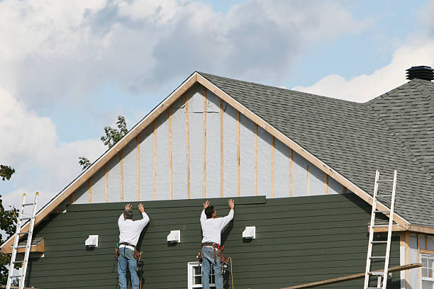 Professional Siding Replacement technician working in Saluda, NC